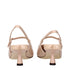 Jimmy Choo DIDI 45 Women's Nude Patent Leather Mid Heels Slingback Pumps